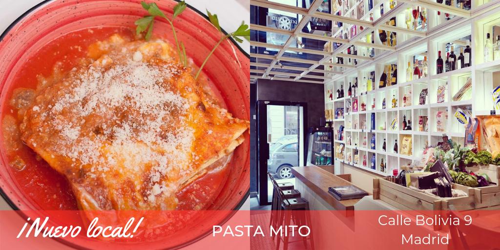 WorkatCo's tweet photo. En el #DiaDeLaLasaña damos la bienvenida a Workat a ¨Pasta Mito¨el paraíso de los fanáticos de la auténtica pasta italiana 🍴🍝 ¡Mamma mia! 🤤
👉 Con tu bono Workat tienes derecho a: un capuchino
.➡️ https://t.co/FKBictLMIW ⬅️
#DiaInternacionaldelaLasaña #bonappetit https://t.co/SfQRFw0k4Y
