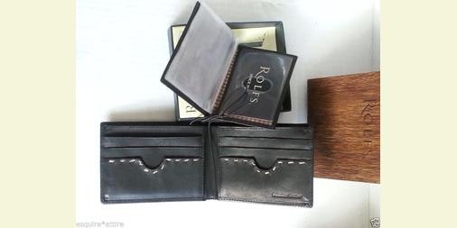 esquireattire's tweet photo. [https://t.co/oc8euynDiG] ROLFS MEN BLACK GENUINE #leather FLIP OPEN BI-FOLD #ebay https://t.co/RtxfnDMmFM