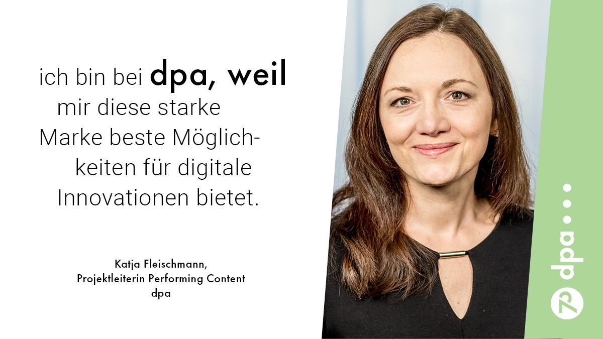 dpa_unternehmen's tweet image. Was interessiert Leser*innen wirklich? Im Rahmen des @dpa-Projekts #PerformingContent beschäftigt sich @FleischmannKat mit datengetriebener Produktentwicklung. Das Ziel: Inhalte passend ausspielen und damit den Erfolg erhöhen. #dpa70