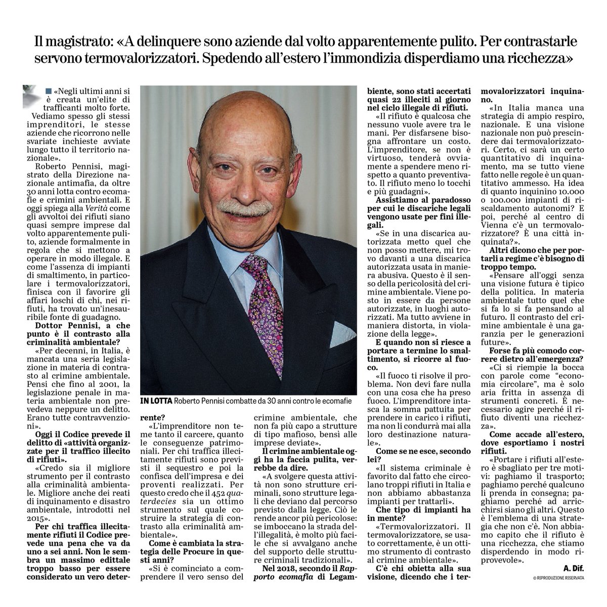 assoambiente's tweet photo. All'estero aspettano a braccia aperte i nostri rifiuti, mentre noi restiamo a mani vuote.
Inermi di fronte a chi con i rifiuti fa malaffari, anche a scapito della nostra salute.
Per Roberto Pennisi su @LaVeritaWeb manca una strategia che non può prescindere dai termovalorizzatori https://t.co/4XQPy5n7Tt