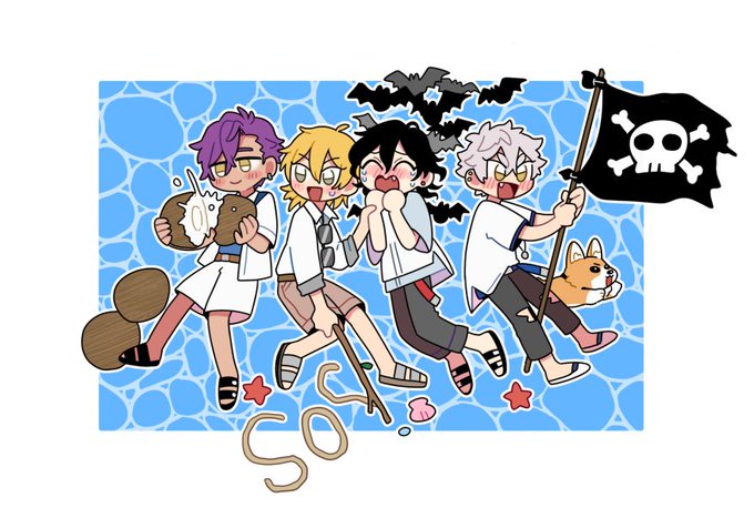 明日にはアンデの長かった遭難も終わるんだな～っていう一足早いおつUNDE島絵です 