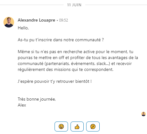 _chocopiton's tweet photo. Du bon marketing invasif qu'on voit souvent dans les commus freelance.
Tu ignores, tu te dis que c'est bon ils lâchent, ah beh non ils récupèrent ton email et ils te refont de la pub sur ton mail pro.👍
#linkedIn #spam #marketing #invasif #freelance 

Autant ne plus accepter enft https://t.co/s1EjfUmVeK