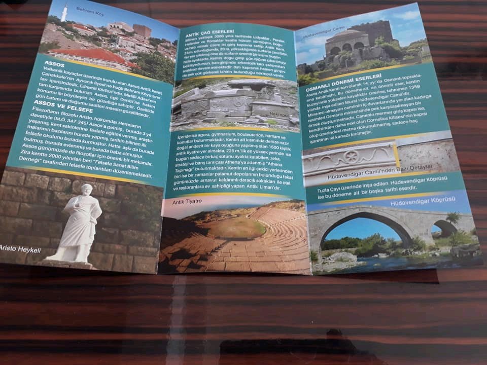 Muhtarlığımızın hazırlattığı Assos tanıtım broşürleri hazır...