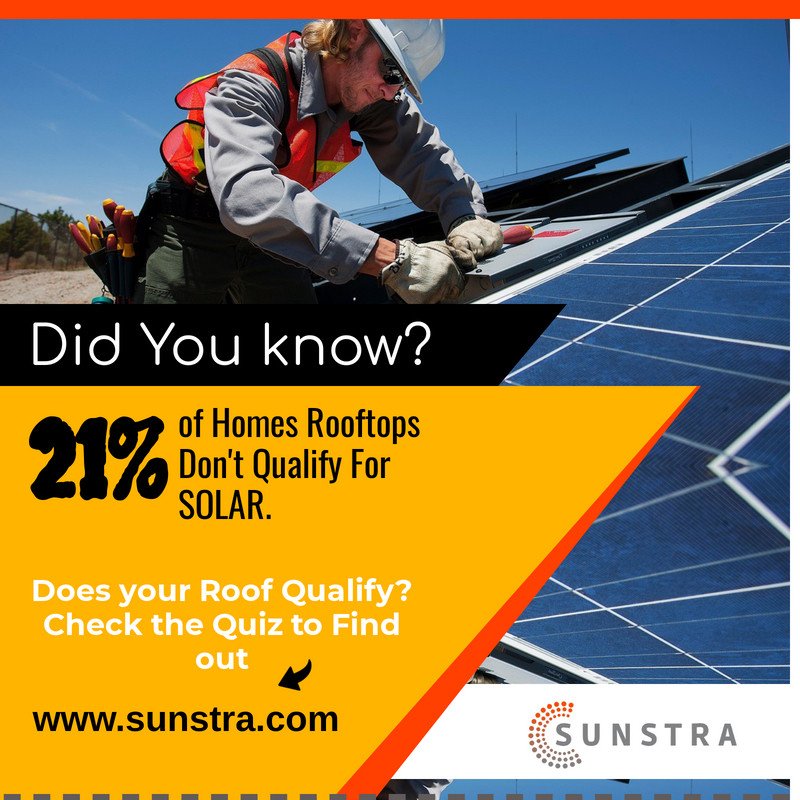 SunstraSolar's tweet image. Did You Know that 21% of Homes Rooftops Don't Qualify For #SOLAR. Does your roof QUALIFY? 🤔

Take the 30 sec Quiz to find out 
👉sunstra.com/do-i-qualify-f…

☎️(972)587-0676
📍#TEXAS

#sunstra #energy #solarenergy #Dallas #Tweet  #reduceelectricitycost #solarpanels #gogreen #gosolar