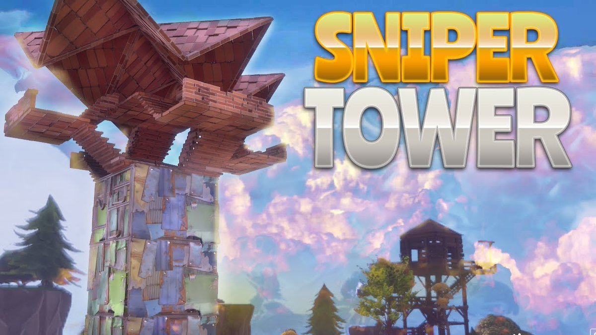 SNIPER TOWER BUILD (Fortnite Battle Royale) rhinoCRUNCH Link. 