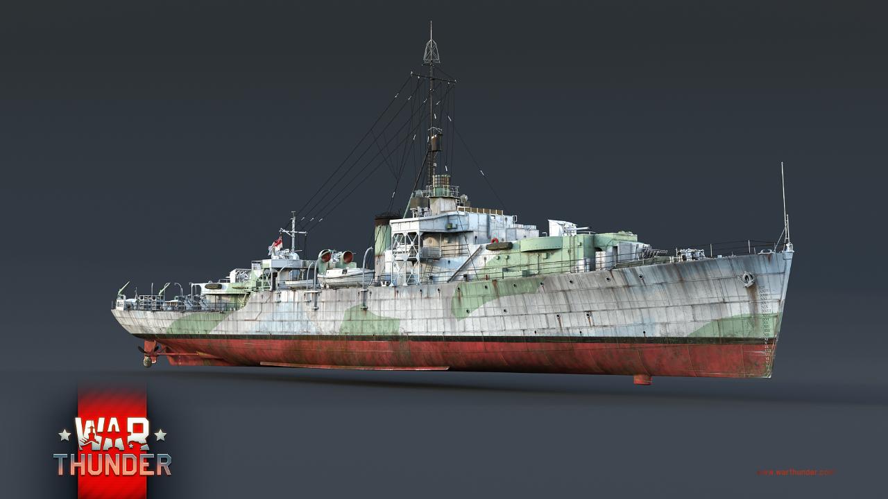War Thunder A New British Premium Event Vessel Is Coming To War Thunder At Lower Ranks Featuring Improved Firepower And Mobility Over The Comparable Flower Class Corvette Over 150 Of Them