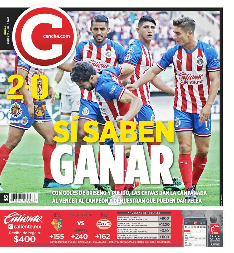 SanCadilla's tweet photo. Mis niiiños, ¿Ya checaron la portada de @canchamural?
- Las @Chivas de Tomás "Soy el número uno" Boy le ganaron de manera sorpresiva a los @TigresOficial
#Llevelooo #Llevelooo
#QuienDijoYoooooo https://t.co/Cwy98rh9qw