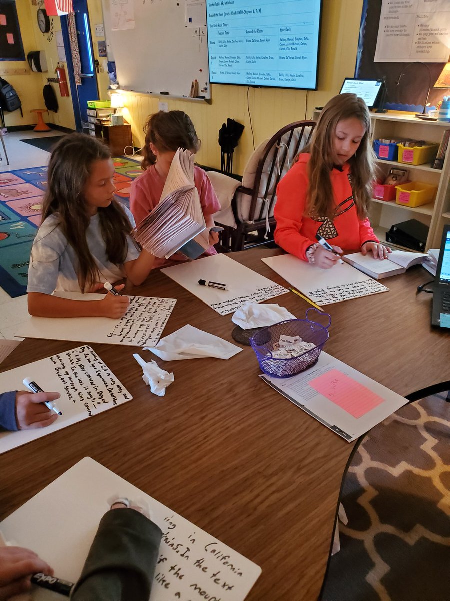 KelleyKiddos's tweet photo. Working hard to quote accurately from the text. @WestLakeElem @ELeducation @WCPSSElemLit #WLEAllstars #ShowHowYouKnow https://t.co/cBpXSUSMuK