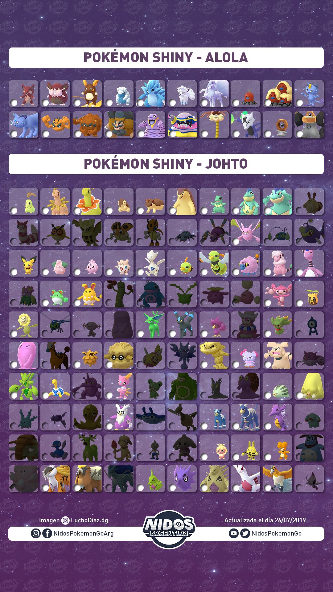 Todos Los Pokémon Shiny Julio 2019 Disponibles En Pokémon Go