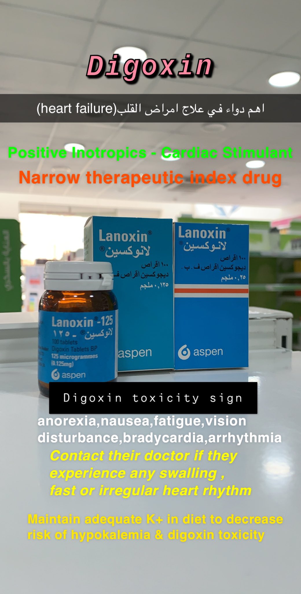 Digoxin (lanoxin) 0.125 mg tablet