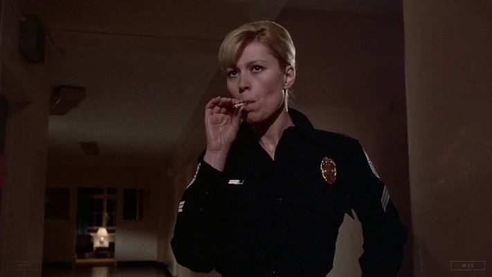 Happy Birthday to Leslie Easterbrook who turns 70 today! Name the movie of this shot. 5 min to answer! 