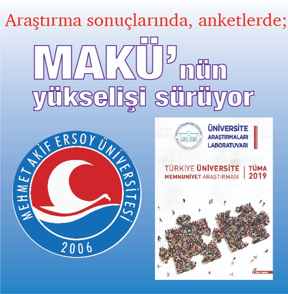 ≠burduryenigün
Araştırma sonuçlarında, anketlerde MAKÜ'nün YÜKSELİŞİ SÜRÜYOR
@dr_ademkorkmaz @mkilinc1540
<a href="/alimurat1984/">Ali Murat ALPARSLAN</a> <a href="/omer_teksen/">🇹🇷Ömer TEKŞEN 🇹🇷</a> <a href="/dalgarh/">Prof. Dr. Hüseyin DALGAR</a>
<a href="/vetmkaraca/">mehmet karaca</a> <a href="/angunduzalp/">Ali Nihat GÜNDÜZALP</a> <a href="/makuedutr/">MAKÜ</a> burduryenigun.com/makunun-yuksel…