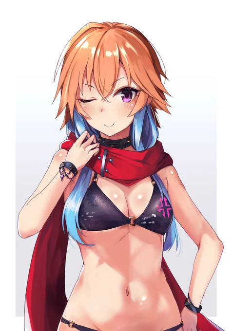 #二宮飛鳥  水着にマフラーしてる飛鳥くん出して(