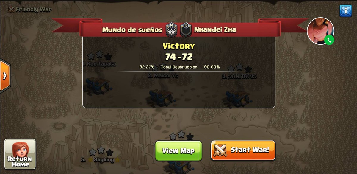 5 jornada en <a href="/CocTorneo/">Torneo Panamericano COC</a> muchísimas gracias a los chicos de @nhandeizhacoc por esta hermosa guerra🔥 

Felicidades a los Pandas por la victoria 🐼♥️
