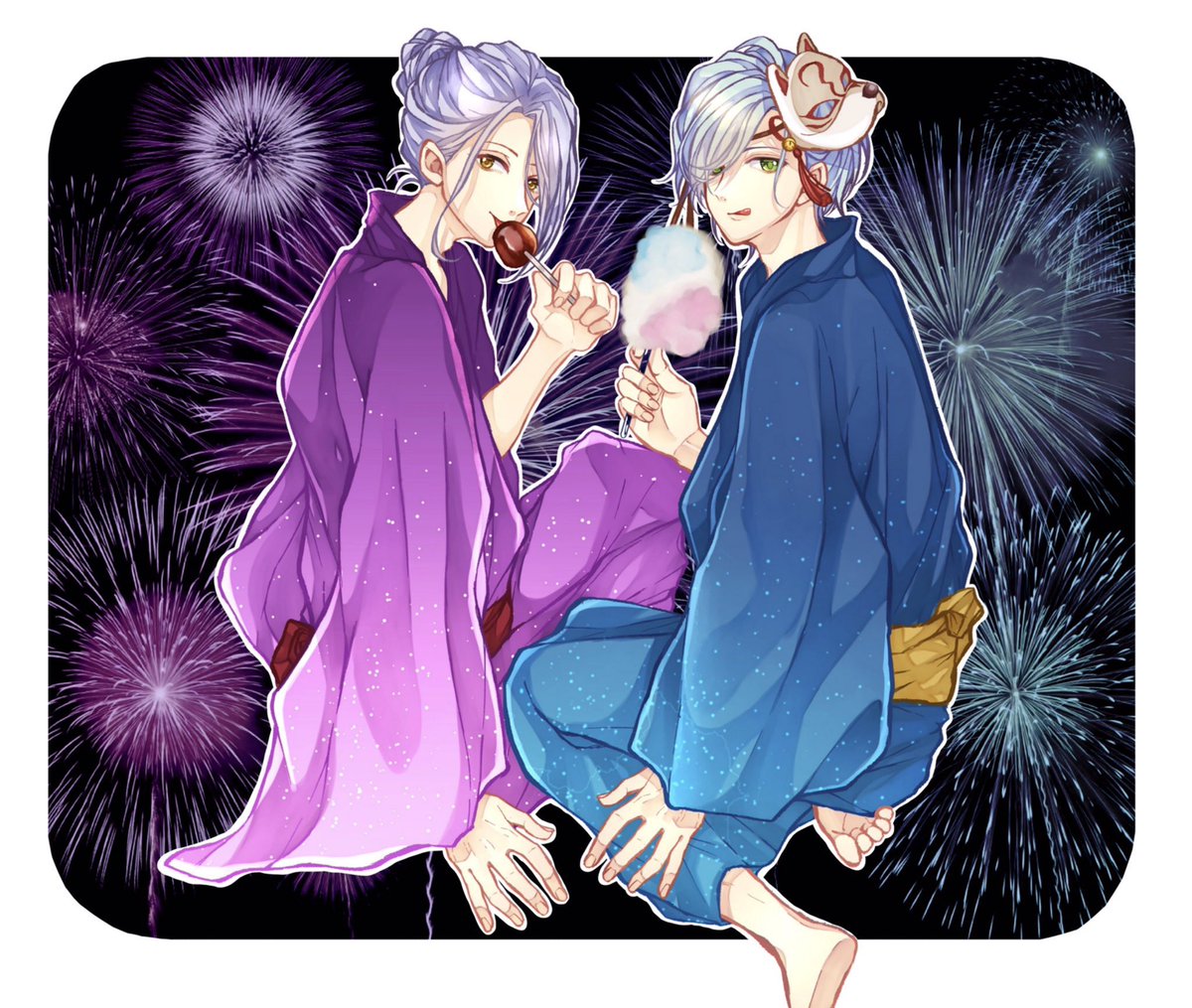 gOueCytPR1fal4v's tweet photo. 花火バージョンもあるよ https://t.co/X86XLpWNM9