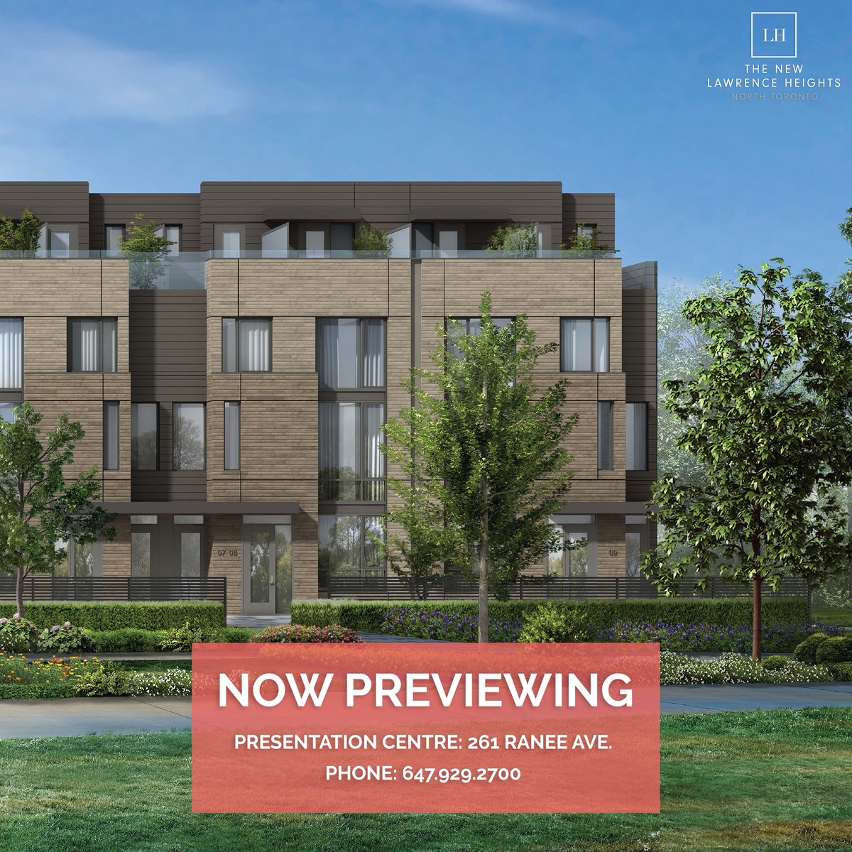 NLHCommunity's tweet photo. Build your dream life in #NorthToronto at #TheNewLawrenceHeights. With a selection of 3, 4 and 5 bedroom townhomes located in one of the #GTA’s most sought after locations, these homes will be the best places to call home. #NOWPREVIEWING https://t.co/R5iYHzmJyz 🏡 https://t.co/dCtCfBA6he
