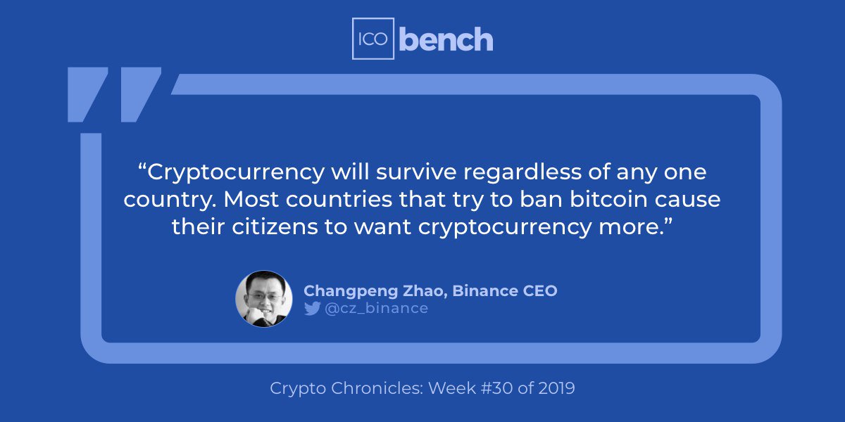 icobench's tweet photo. Dear Benchers! Crypto market bears hit the pause button as Bitcoin (BTC) and major altcoins register minor gains at the end of the week. Overall, the total market cap kept declining tendency and stiffed at $262.5B.
Weekly Digest #30 (PDF)➡️ https://t.co/SN70EFOqLG
#icobench https://t.co/Z8WdAb8vcN