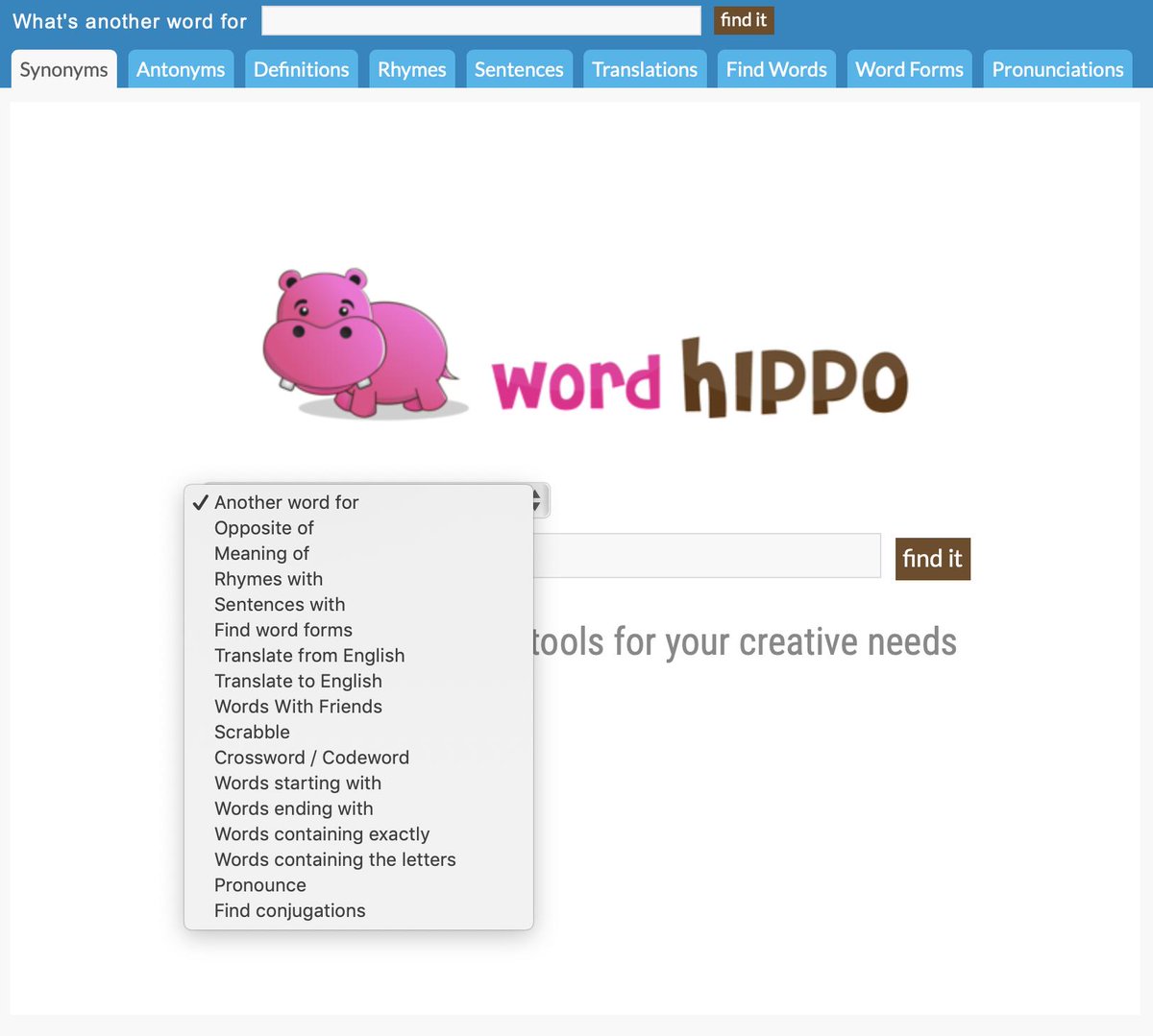 DavidPenWriter's tweet photo. Does anybody else use "Word Hippo"? I find it useful.

https://t.co/ax2kcfhcTC

#amwriting #amwriter #writetip #writerlife #UTWWC #shortstories #WritingCommunity https://t.co/a1L0Al9Jed