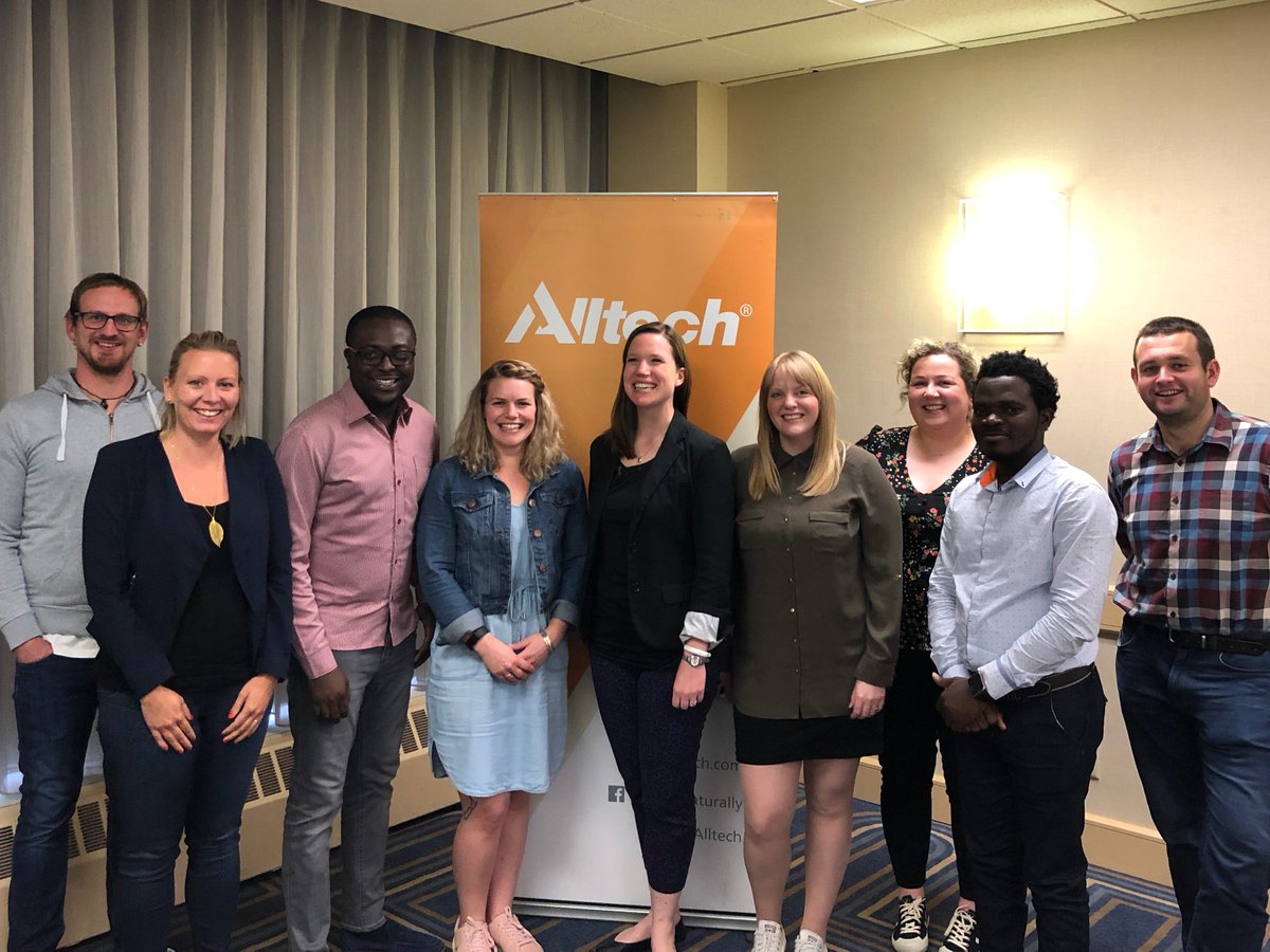 Alltech's tweet image. Last week, the 2019 IFAJ/Alltech Young Leaders in Agricultural Journalism Award recipients gathered for the @IFAJ Congress Young Leaders boot camp to focus on professional development, networking and farm visits. What a week to celebrate future leaders! #IFAJ2019 #AgMediaSummit