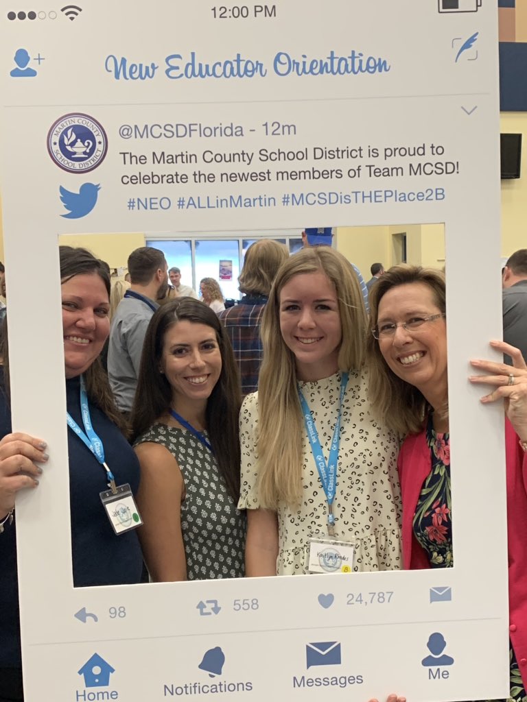 MCSDFlorida's tweet photo. “We’re so happy that you chose @MCSDFlorida as the place to share your superhero powers!” - #FLTOY finalist @farley_speaking to new teachers at #NEO19 this morning
#ALLINMartin👊 #SquadUp⬆️ https://t.co/kpedkE3Rmw