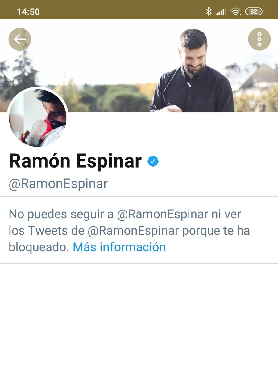 <a href="/Maria_Beatle/">MaríaBeatle</a> <a href="/RamonEspinar/">Ramón Espinar 🇵🇸</a> Pues yo, ni lo veo en la tele, ni lo leo en Twitter. Me tiene bloqueado desde hace años.
Un gilipollas menos.
