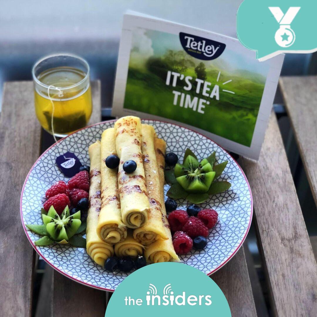 Quoi de mieux qu’un bon thé vert Matcha de Tetley® au petit-déjeuner ? Un thé vert Matcha Tetley® accompagné de délicieuses crêpes…comme nous le montre notre ambassadeur @Wissla99. Vous aussi, dites-nous tout de vos moments gourmands avec TETLEY en commentaire ! #tetleyandme