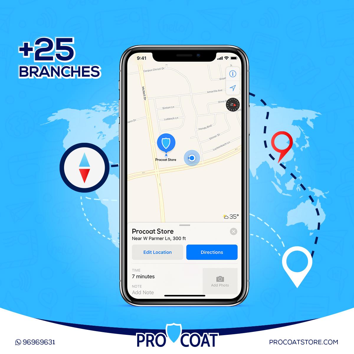 ProcoatStore's tweet photo. بتبحث عن أقرب فرع لك؟
Wondering where is our nearest spot?
For more info, visit our website:  
https://t.co/G2sNbA4kgn  
Whatsapp: 96969631

#Procoat #ProcoatGadgets https://t.co/ZCXXdUkeUO