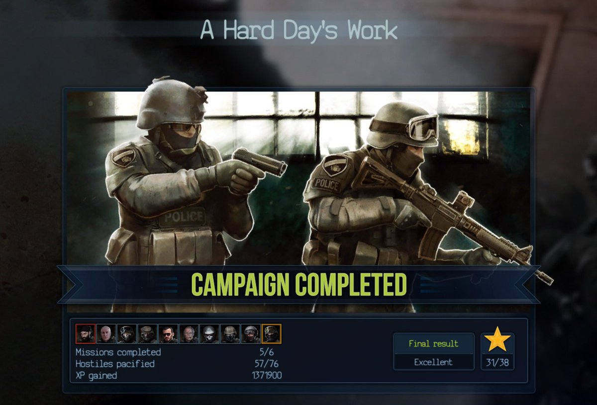 MilaAndTYPE13's tweet image. Door Kickers のキャンペーンモードの「A Hard Day’s Work（とあるハードな日常業務、と和訳してみましたが正しいのか）」をクリア！八人同時突入は圧巻ですがめちゃくちゃ頭使う……  #doorkickers