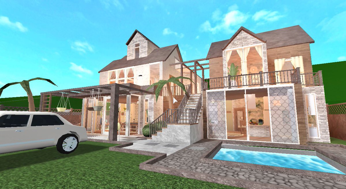 50k Modern House Bloxburg 2 Story