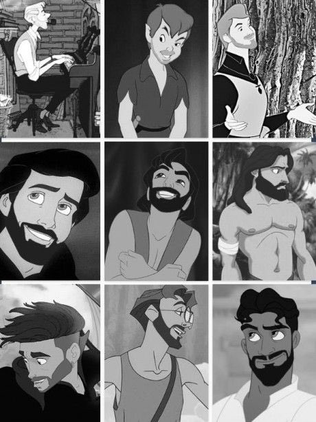 Even cartoons look better with beards