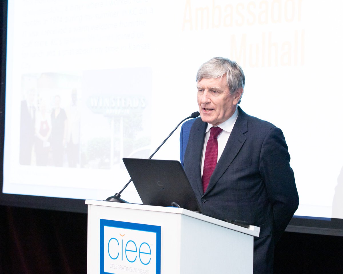 CIEEAlumni's tweet image. Irish Ambassador to the U.S. Dan Mulhall had his first international experience 40 years ago with @CIEEWorkTravel in Kansas City, Missouri, toasting hot dog buns in a local cafe! Listen to his story w/@ECAatState  - #2233Stories #cieealumni

anchor.fm/2233/episodes/…