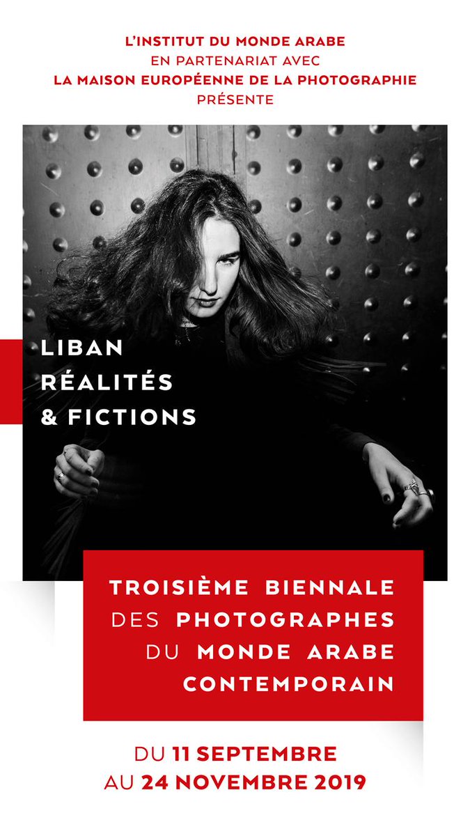 📷 Maria Kassab donne ici une interprétation personnelle de la crise engendrée par le rétablissement des frontières entre les pays ainsi que l’effritement des valeurs culturelles et religieuses 
A partir du 11 septembre, 3ème #BPMAC à l'IMA
►Infos: bit.ly/2Xk9WGq