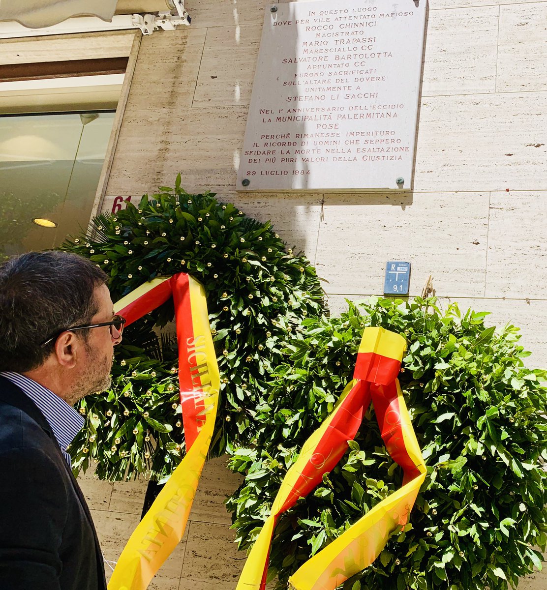 FMollame's tweet photo. Alle 8 del mattino del 29 luglio di 36 anni fa, con un’auto imbottita di 75 kg di esplosivo, venivano vilmente assassinati il giudice Rocco Chinnici, Mario Trapassi, Salvatore Bartolotta e Stefano Li Sacchi.

https://t.co/Oc81qad44g

@Mov5Stelle 
#RoccoChinnici https://t.co/GCpd2Umx8z