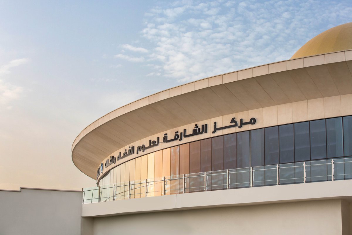 unec_co's tweet photo. 116,569 SQ.FT of Space Exploration &amp; Inspiring Innovations. The Region’s Largest Planetarium [Sharjah Center for Astronomy &amp; Space Sciences] — Designed by His Highness Sheikh Dr. Sultan bin Muhammad Al Qasimi &amp; Built by #TeamUNEC
———
https://t.co/YdK0LRaYiz https://t.co/m8p9lEtZP2