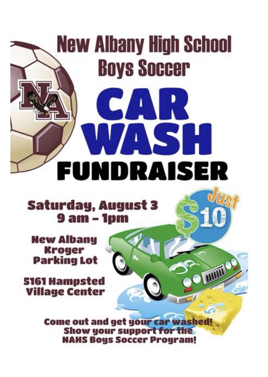 New Albany TF/XC (@newalbanytf) on Twitter photo Calling all dirty cars... 🚘⚽️ <a href="/EagleBackers/">Eagle Backers</a> <a href="/napls_athletics/">New Albany Athletics</a> <a href="/napls_hs/">New Albany High School</a> <a href="/NABSOCCER/">Eagles</a> Calling all dirty cars... 🚘⚽️ <a href="/EagleBackers/">Eagle Backers</a> <a href="/napls_athletics/">New Albany Athletics</a> <a href="/napls_hs/">New Albany High School</a> <a href="/NABSOCCER/">Eagles</a>