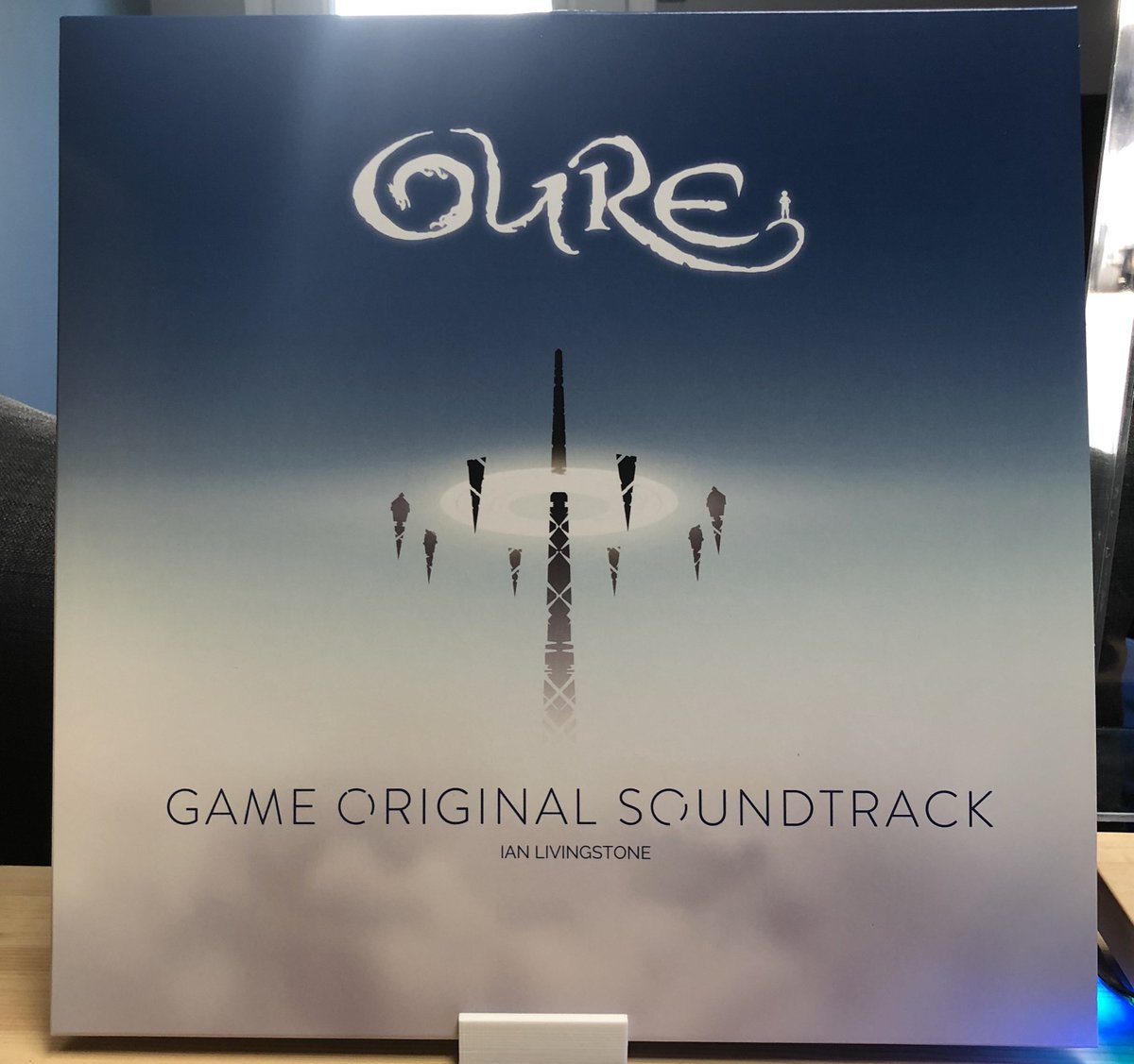 nickfloyd's tweet image. Spinning @ianliv's beautiful OST for #OURE, a game developed by @heavyspectrum  on a @uturnaudio Orbit Special #vinly