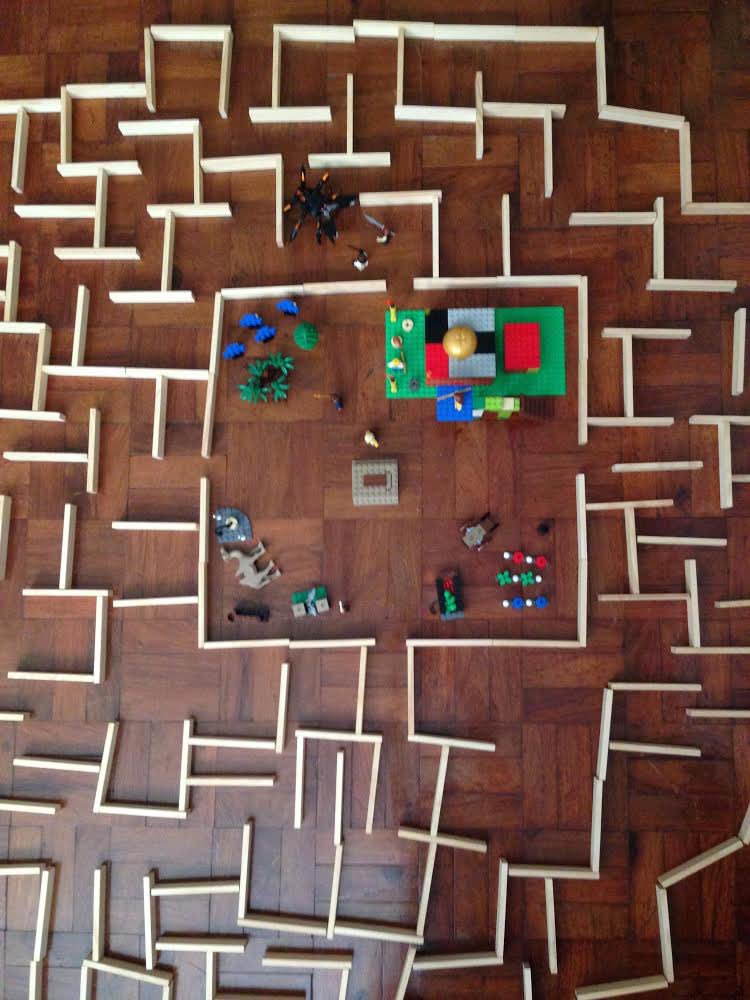 KEVAplanks's tweet photo. MakerSpace Monday: Design a maze! Make it interesting by adding some obstacles and surprises! https://t.co/E5BxSudTAL