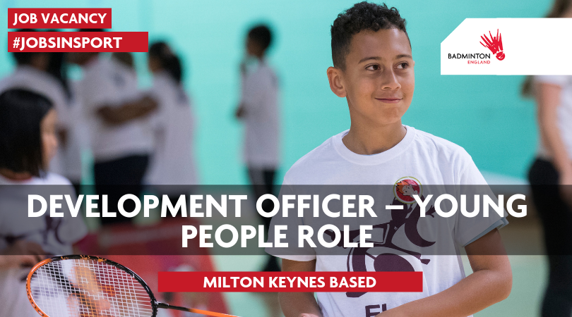 BadmintonEnglnd's tweet photo. New Vacancy - Do you have experience driving participation in sport for young people? Why not apply for our Development Officer role!

Apply here:  https://t.co/rMY8N08U0C

#jobsinsport #badmintonjobs #jobs #miltonkeynes https://t.co/k2IByNFgAj