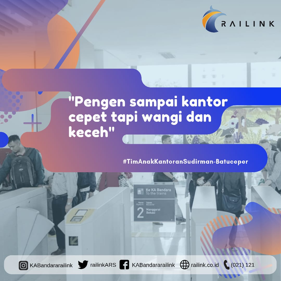 KAIBandara's tweet photo. Hai Travelers, buat kamu yang anak kantoran, #KABandara bisa bikin rutinitas kamu jadi lebih mudah dan asik.
Mumpung diskon tiket 57% diperpanjang sampai 31 Agustus nih, Yuk ke kantor naik #KABandara โบ
#RailinkMakesYourLifeEasier #KABandara #jakarta
#diskonrailink #tiketdiskon https://t.co/h51tvaxeX2