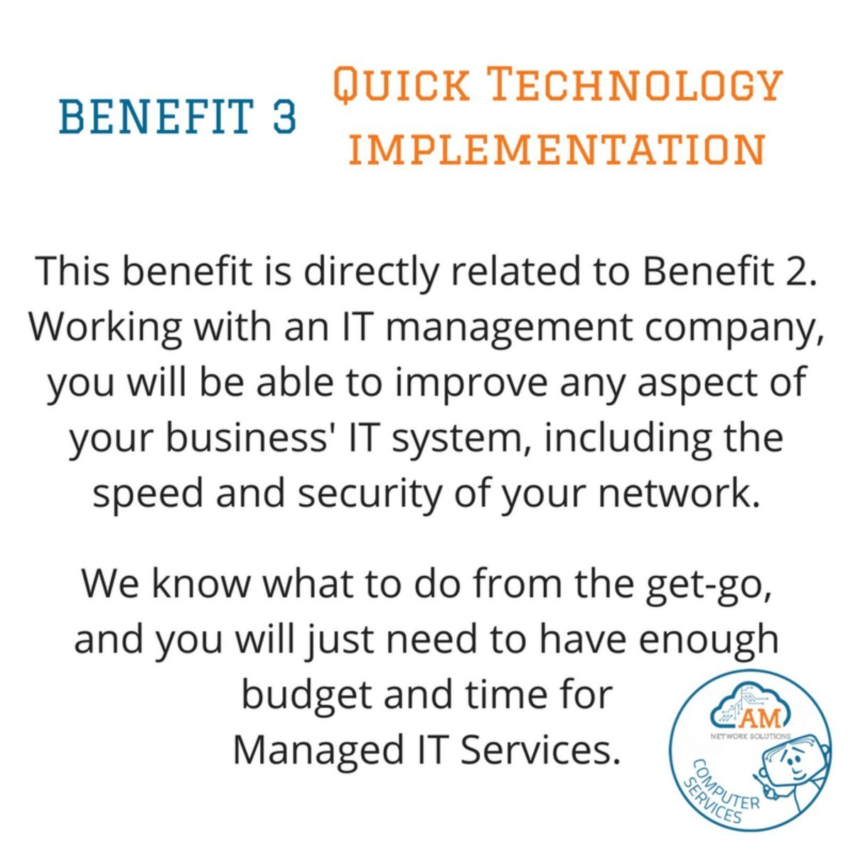 AM_NetSolutions's tweet image. IT speeds and security need updating and improving more times than you would think.
Not only can it cause downtime for your business but it can work out costly if you don't have your network updated regularly.
Get in touch to find out more about our managed #ITservices.