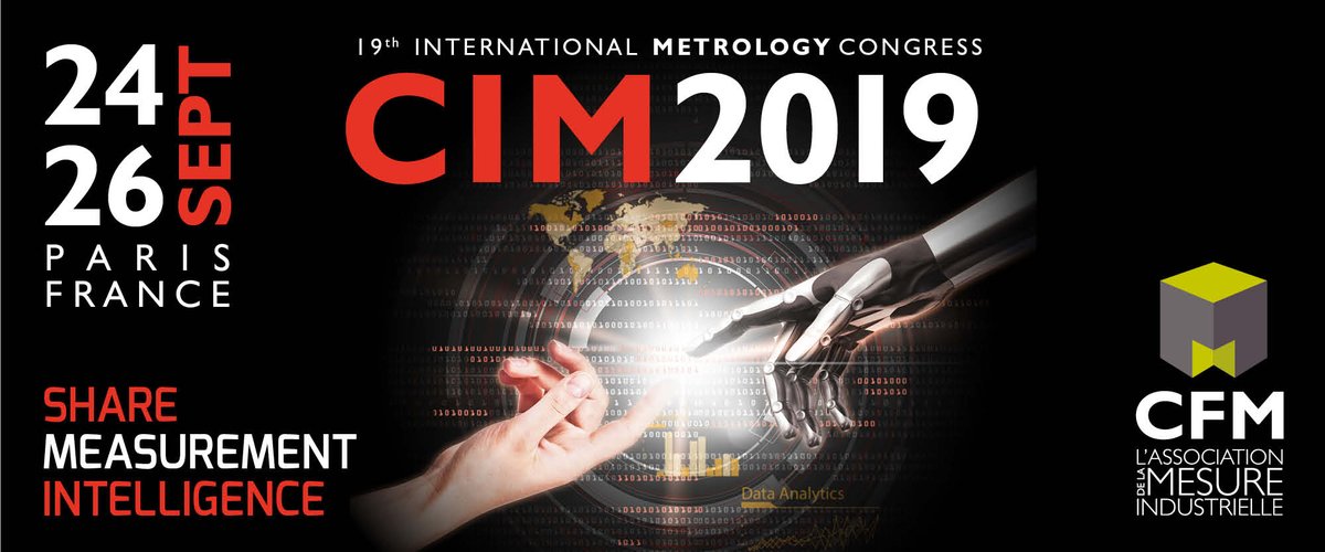 EURAMET's tweet image. Is measurement science critical for your business or industry? The 19th International Metrology Congress
@CIM2019 will be addressing future challenges where metrology can make a difference. @CFMetrologie #measurementscience #measurementintelligence