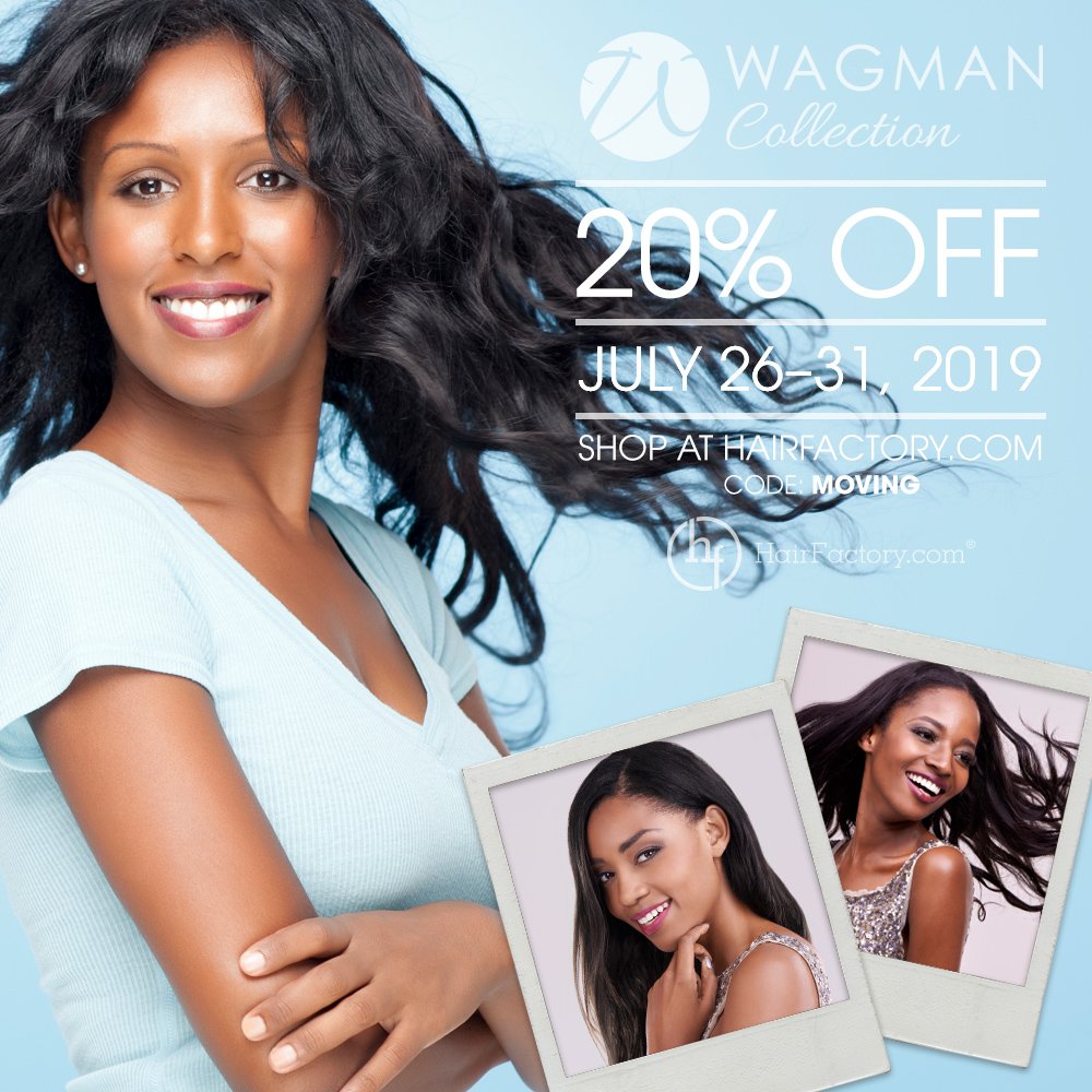 WagmanHair's tweet photo. There's still time to save 20% OFF Wagman at https://t.co/fy4JyCDrFb! Shop with code MOVING now through 7/31! https://t.co/oO3a1oxSaL