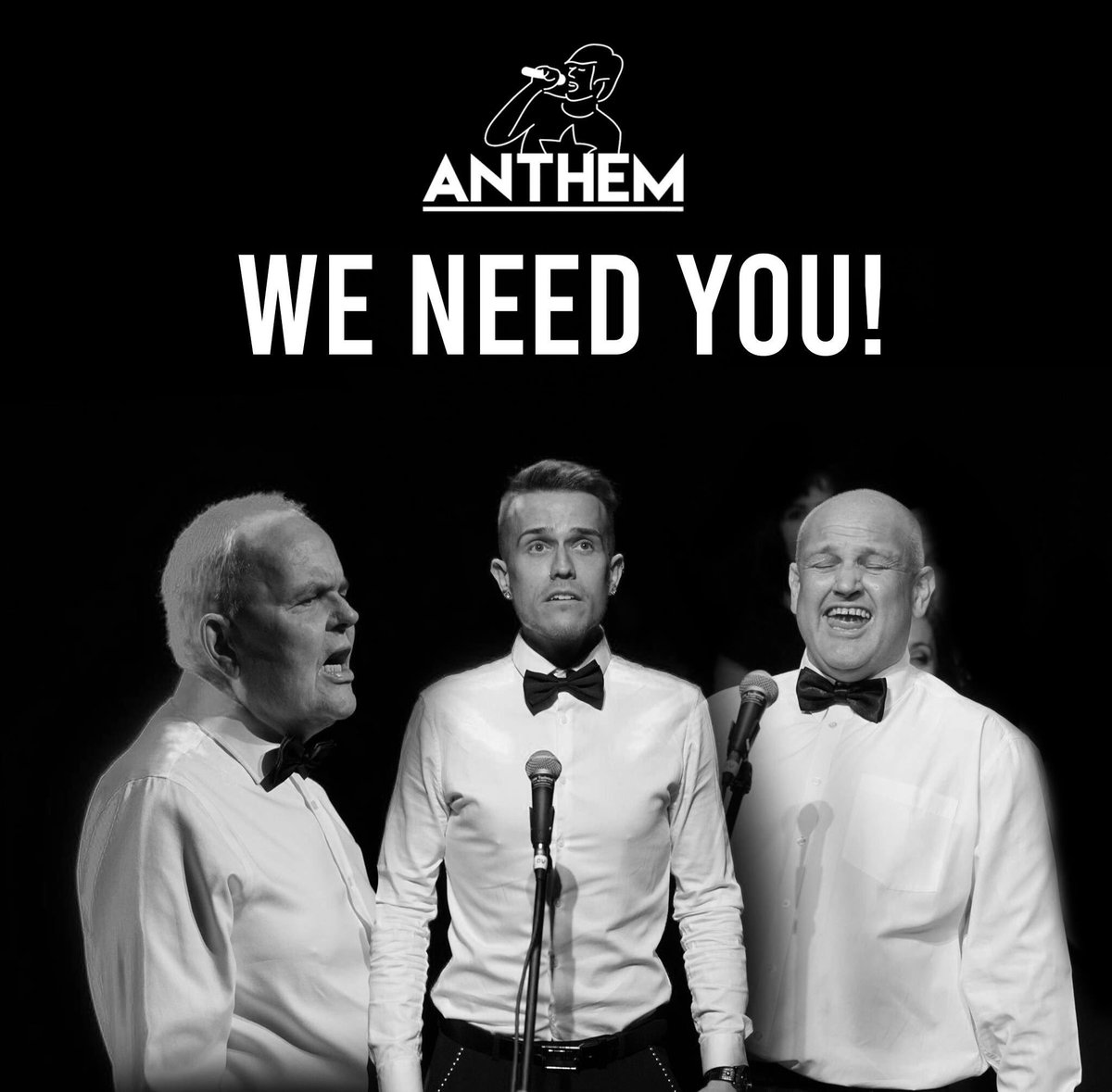 MEN! We need you! We are on the hunt for some super awesome guys to join our already super awesome adult choir! NO AUDITION! NO TERMLY FEES! Just good fun and lots of singing! Email anthemvoices@hotmail.com today! 🎶