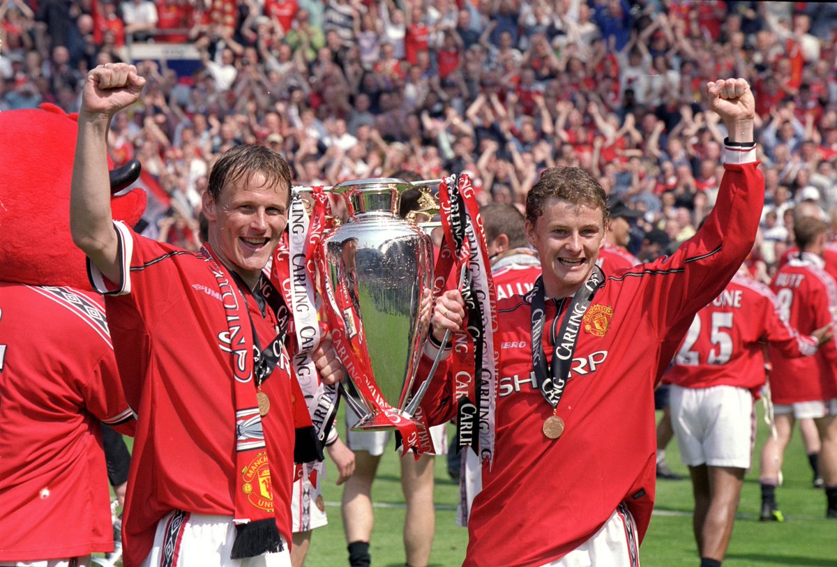 goal's tweet photo. 23 years ago today, Manchester United signed Ole Gunnar Solskjaer.

The rest, as they say, is history. 🏆🏆🏆 https://t.co/JSd2b7qmmM