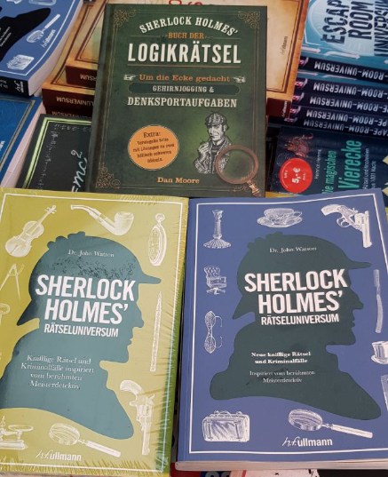 sherlock_de's tweet photo. Vielen Dank @Krodderd für den Hinweis auf die Sherlock Holmes Rätselbücher! https://t.co/Vh5q6VfTx9