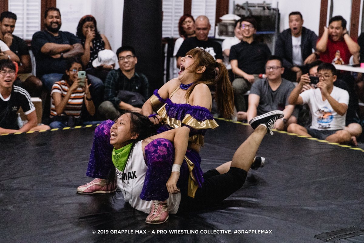Grapplemax's tweet photo. #SHOWCASE10 RESULTS
International Singles Match
❌ Nat 🆚 Cherry ⭕
Winner: Cherry by pinfall with Spring Night Love (6:19)
#GrappleMAX #ddtpro https://t.co/IiOpBLypHL
