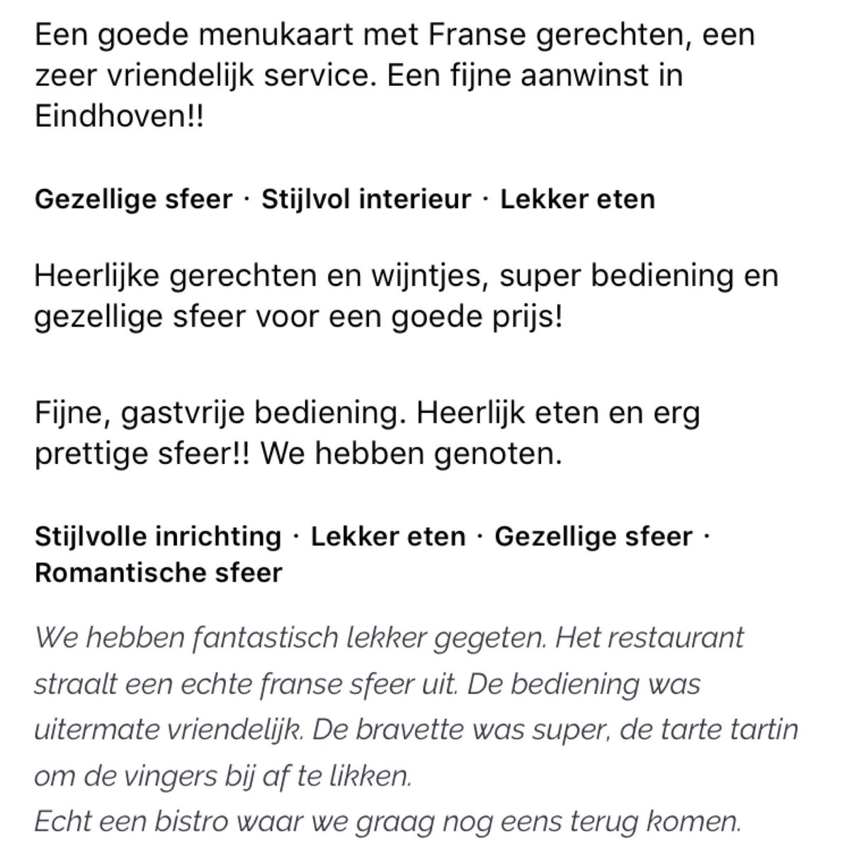 Bistro Le Goût tweet media