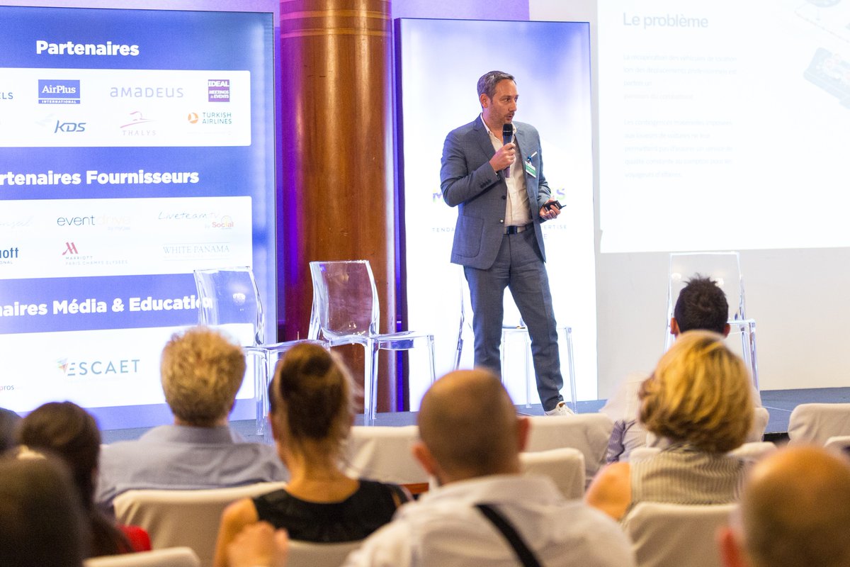 carbookr's tweet photo. Retour en images sur la #GBTAMasterclass 2019
Frédéri, co-fondateur de Carbookr qui a pitché avec brio, puisqu'il a porté l'entreprise jusqu'à la troisième place du podium 🥉
Merci à la #GBTA d'avoir sélectionné notre dossier, et merci aux participants et aux partenaires ! https://t.co/2FQsuofliH