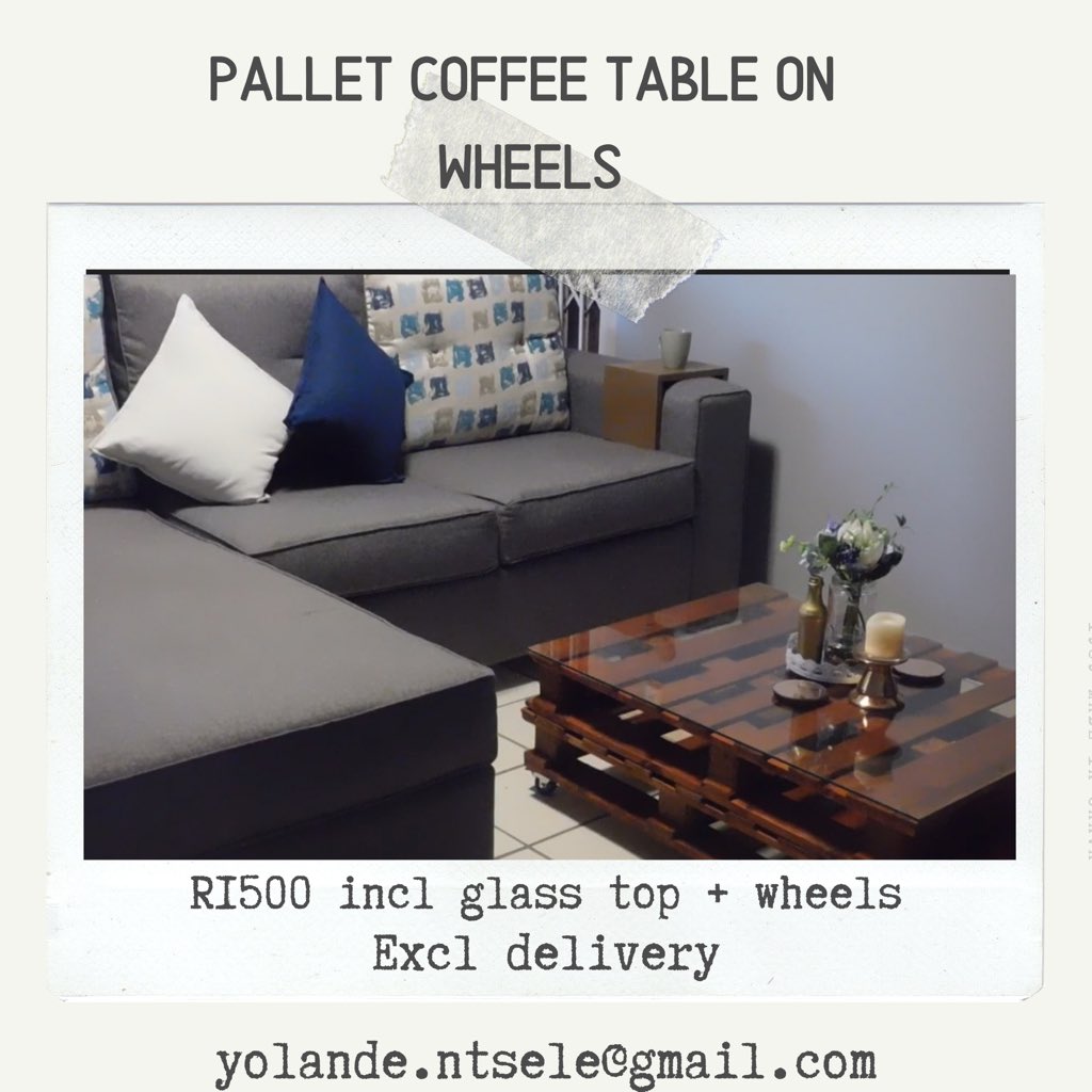 diyyolande's tweet photo. Would You Like A Custom Pallet Coffee Table?
See poster for details
#DIYYolande
#SouthAfricanDIY
#Selling
#Affordable https://t.co/SU3WejKKIB