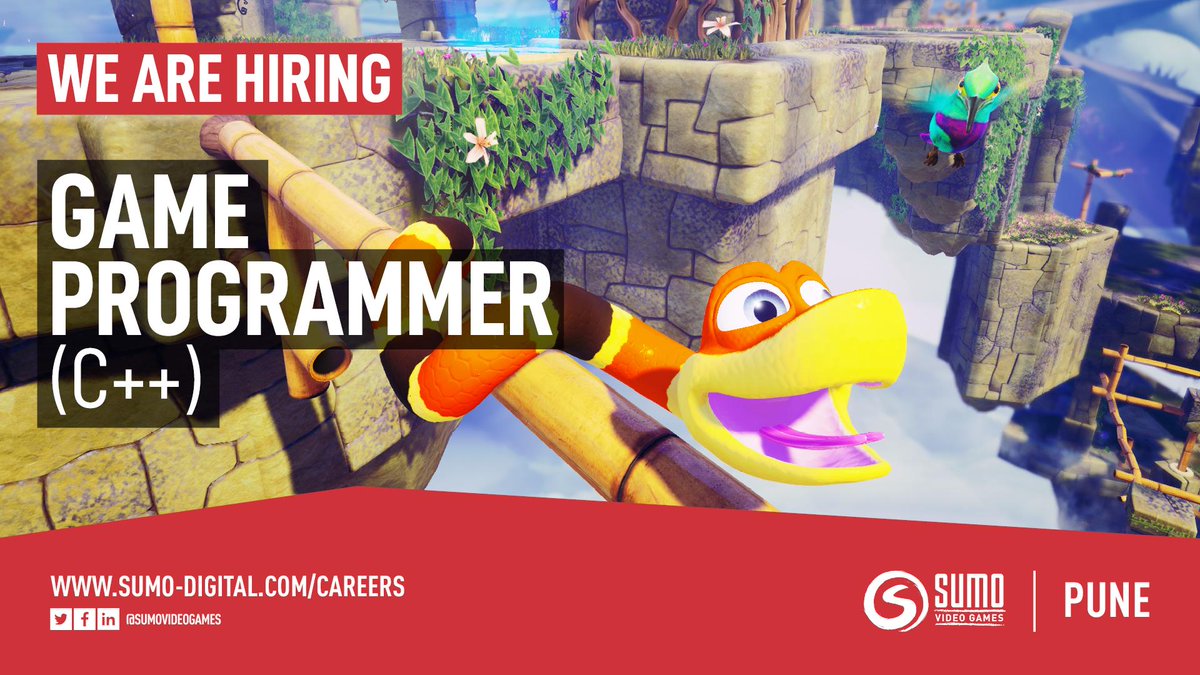 SumoIndiaDev's tweet image. We have a number of Game Programmer (C++) roles available here at #SumoIndia!

This is an great opportunity for you to come and work on some amazing AAA projects!

Apply today:
jobs.lever.co/sumo-digital/3…

#GameJobs #CodeJobs